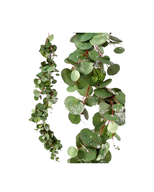 48" FROSTED EUCALYPTUS GARLAND / -40%