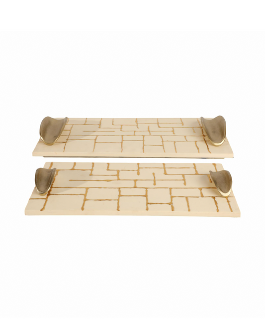 GOMEZ GOLD RESIN TRAYS