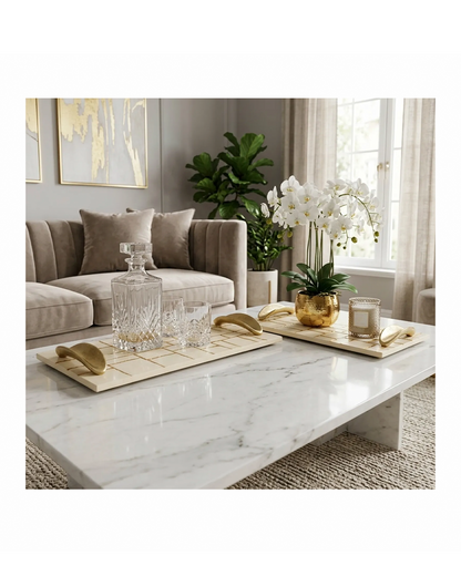 GOMEZ GOLD RESIN TRAYS