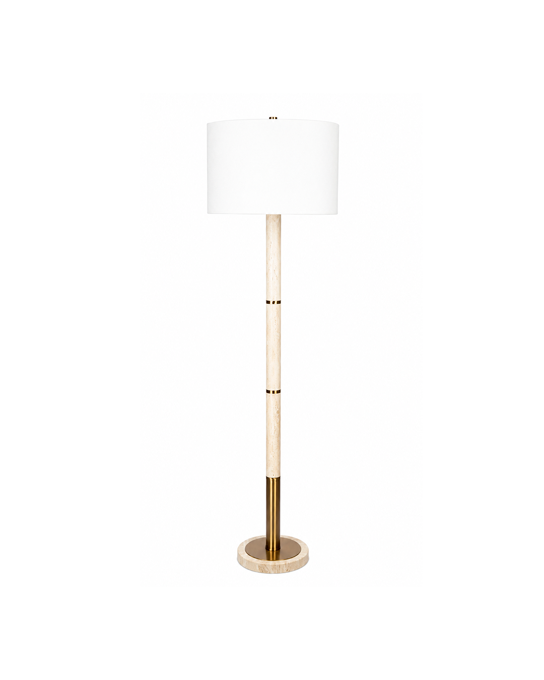 KENT TRAVERTINE FLOOR LAMP