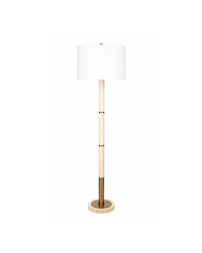 KENT TRAVERTINE FLOOR LAMP