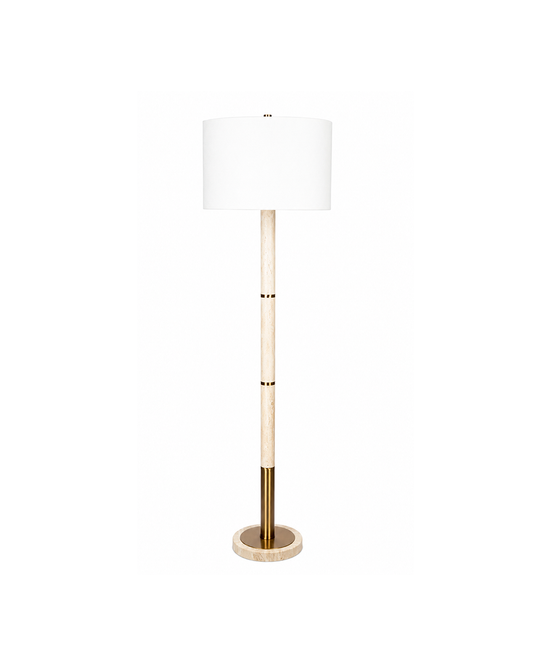 KENT TRAVERTINE FLOOR LAMP