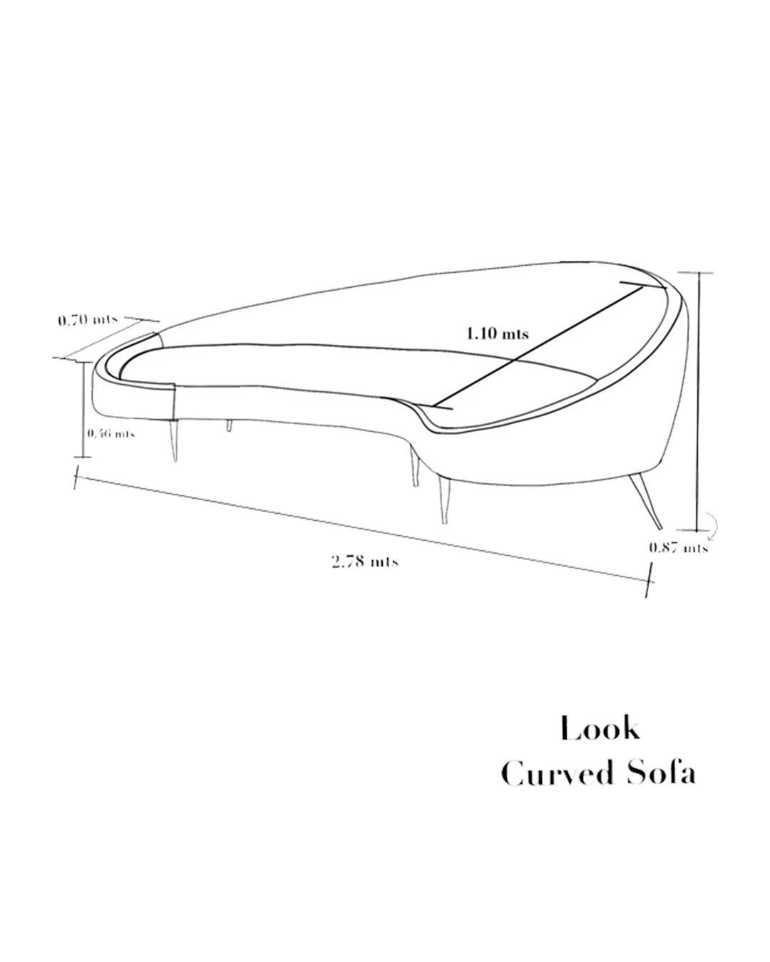 LOOK CURVED SOFA