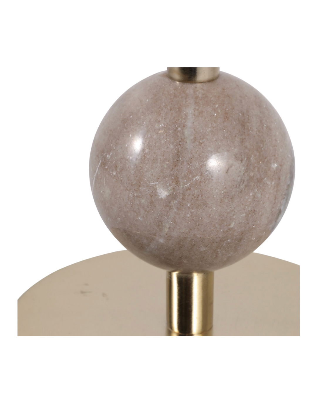 REECE WOOD AND MARBLE ACCENT TABLE