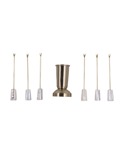 SEBRING MOTHER OF PEARL PICK SET