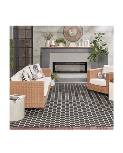 TWIST REVERSIBLE 8' x 10' BLACK