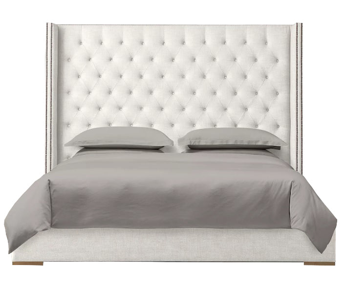 Diamond Tufted Bed with Studs