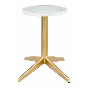PARKER COFFEE TABLE WHITE & GOLD / -15%