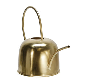 METAL 11" WATERING CAN, GOLD