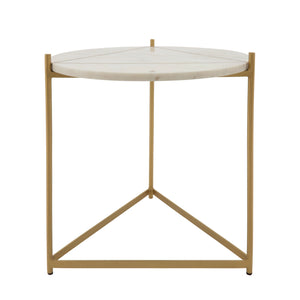 GEOMETRIC COFFEE TABLE, BLACK & WHITE MARBLE
