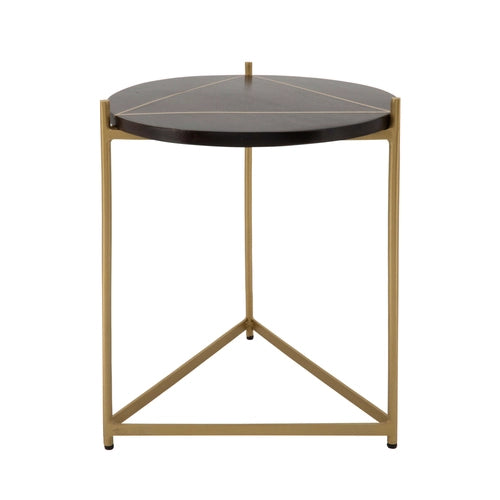GEOMETRIC COFFEE TABLE, BLACK & WHITE MARBLE
