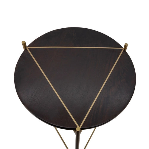 GEOMETRIC COFFEE TABLE, BLACK & WHITE MARBLE