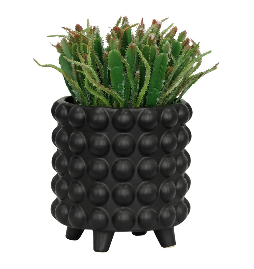 BUBBLE PLANTERS, MATTE BLACK