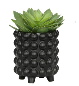 BUBBLE PLANTERS, MATTE BLACK
