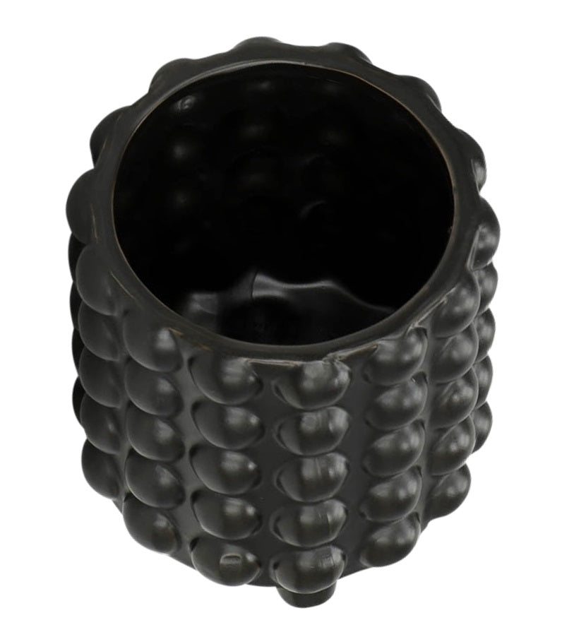BUBBLE PLANTERS, MATTE BLACK