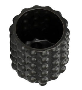 BUBBLE PLANTERS, MATTE BLACK