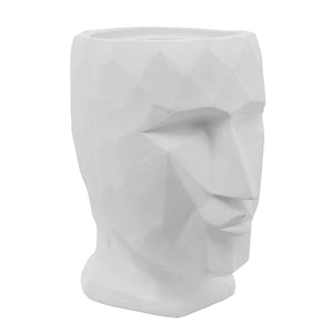 RESIN, 17"H FACE VASE / -30%