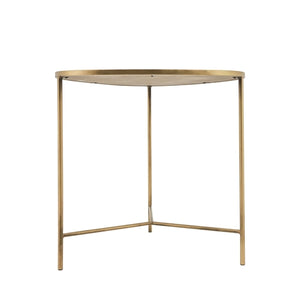 METAL, SIDE TABLES, WHITE-GOLD / -15%