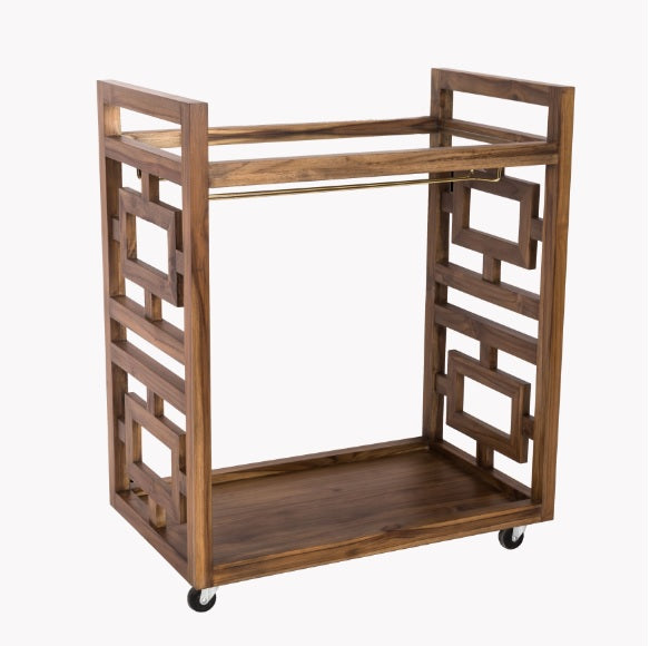 Teak Bar Cart