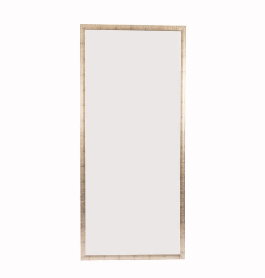 Espejo grande rectangular marco madera blanco decapado -Espejos