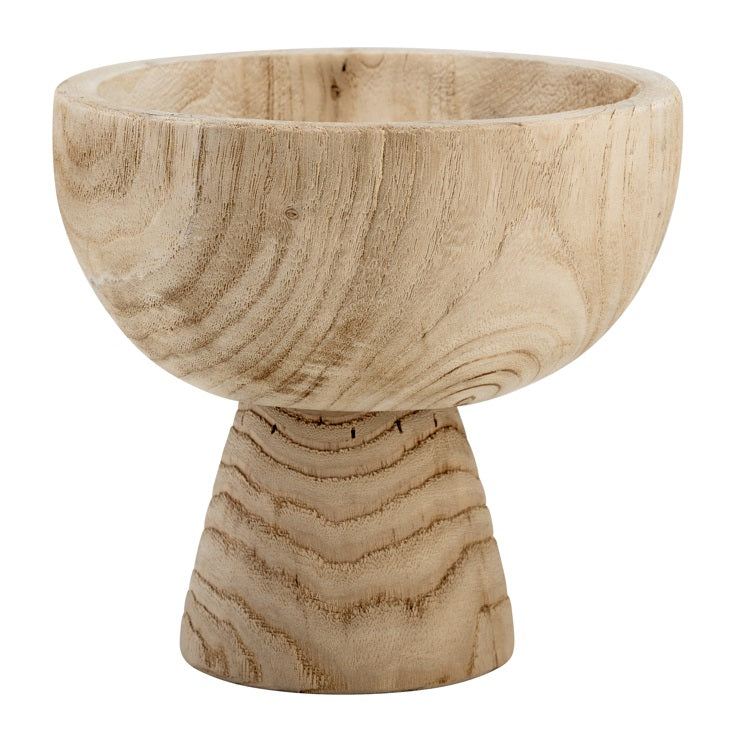 WOOD, 8" BOWL W/ STAND
