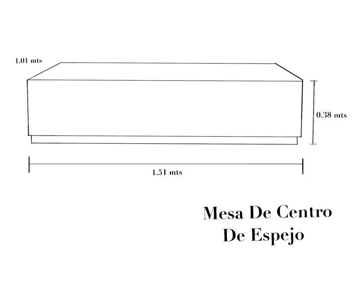 Mesa de Centro de Espejo