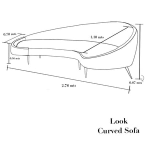 Look curved Sofa