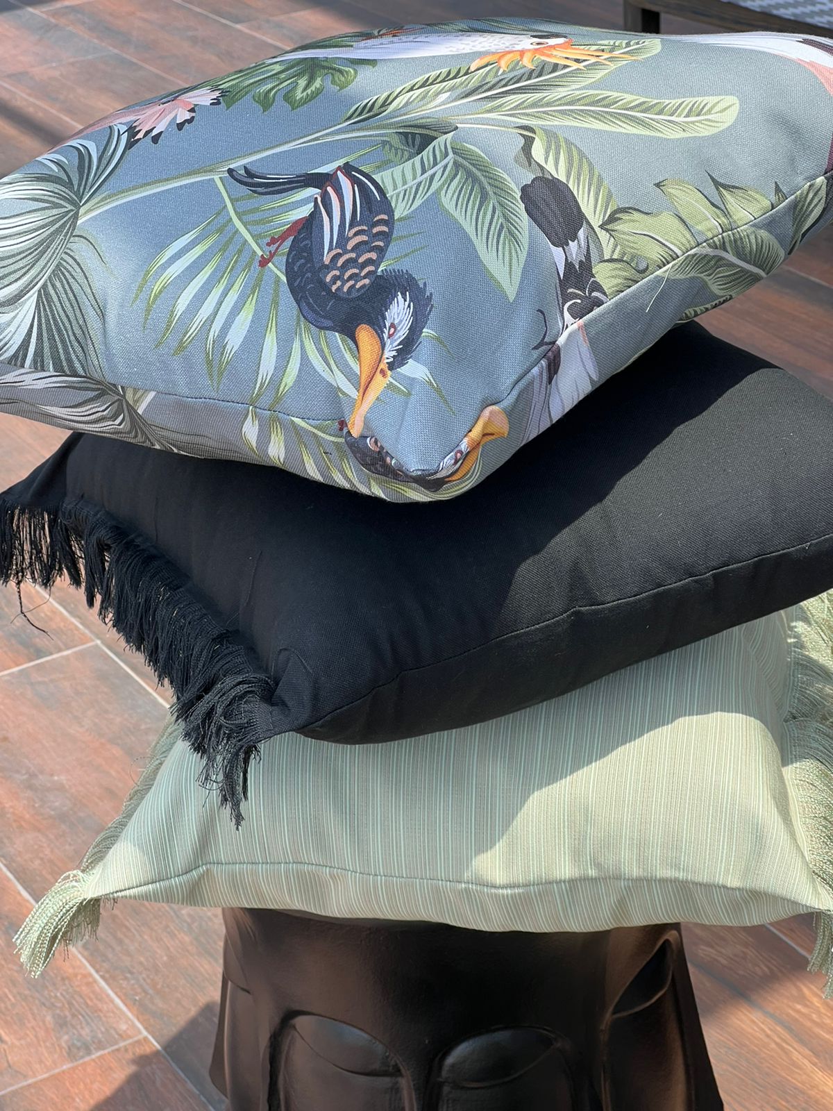 FRINGE SOLID PILLOW
