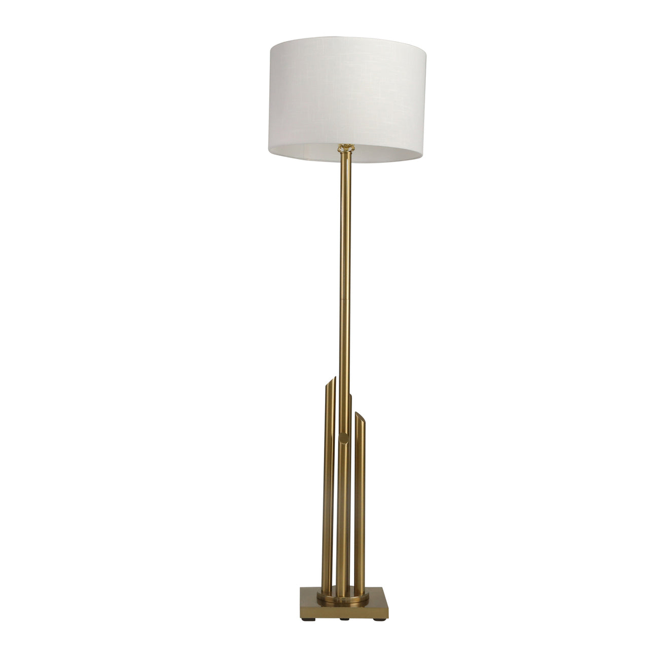METAL 63" ART DECO FLOOR LAMP, GOLD - KD / -30%