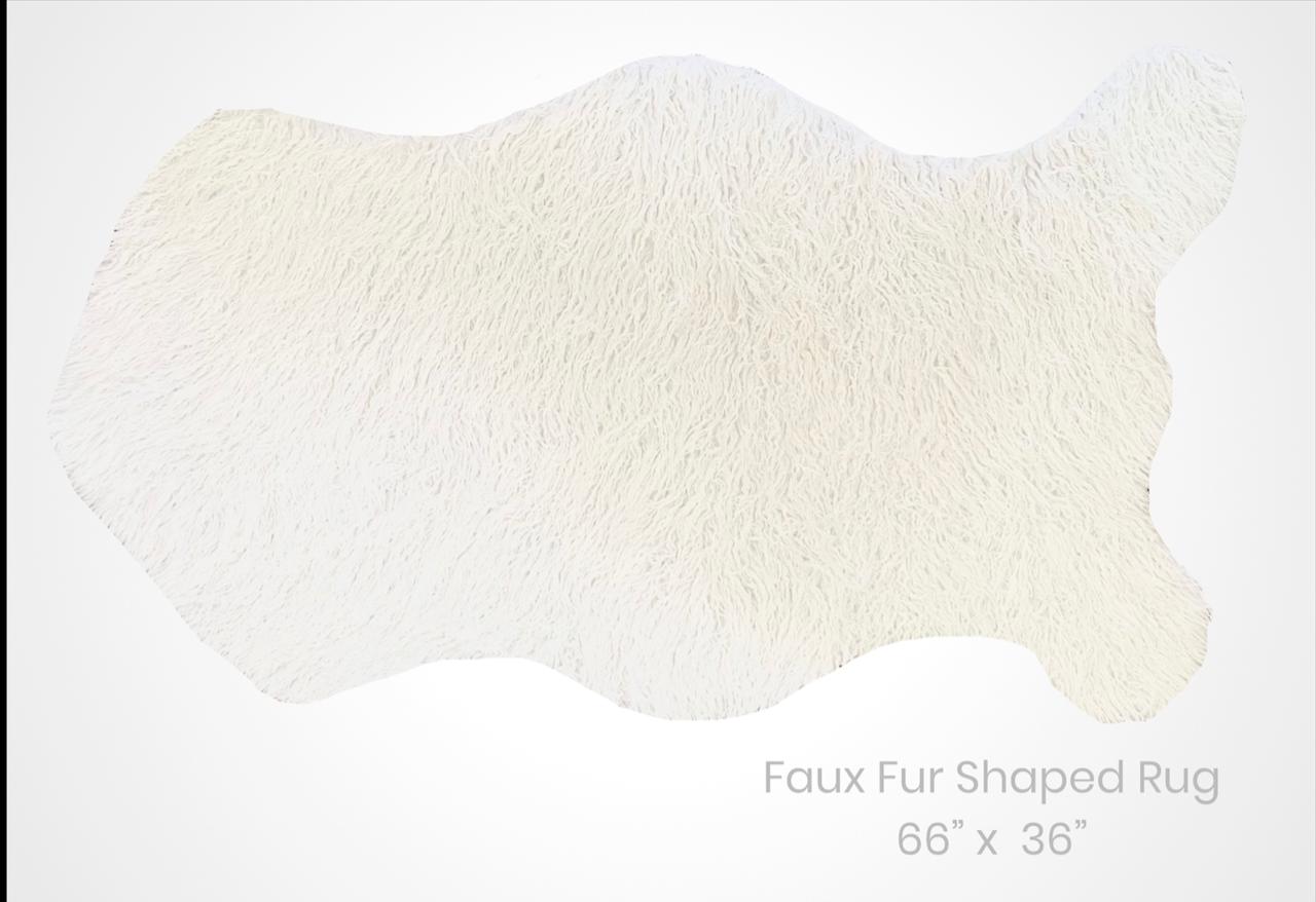 FAUX FURS SHAPED RUG