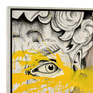 47x47, Hand Pntd David Yllw W/Mezzaine, Blk/Wht / -30%