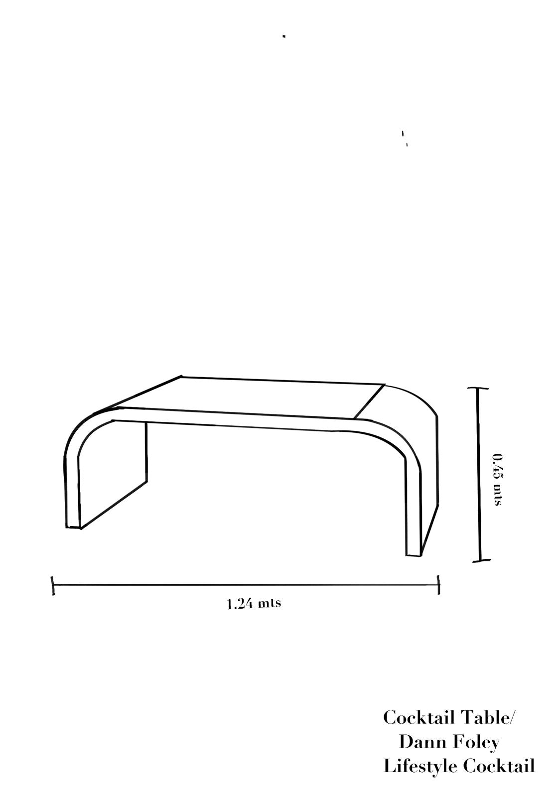 COCKTAIL TABLE - DANN FOLEY LIFESTYLE COCKTAIL / -30%