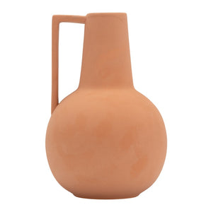 CER, 9",VASE,TERRACOTA