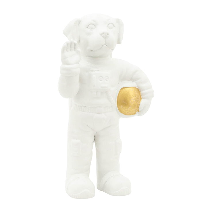 CER,12",ASTRODOG DECO,WHITE/GOLD