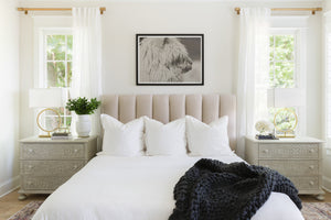 Channel Tufted Headbord 9"