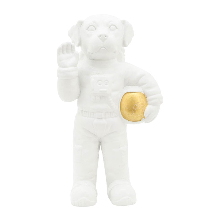 CER,12",ASTRODOG DECO,WHITE/GOLD