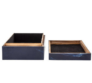 9X6 RECTANGULAR BOX, BLUE