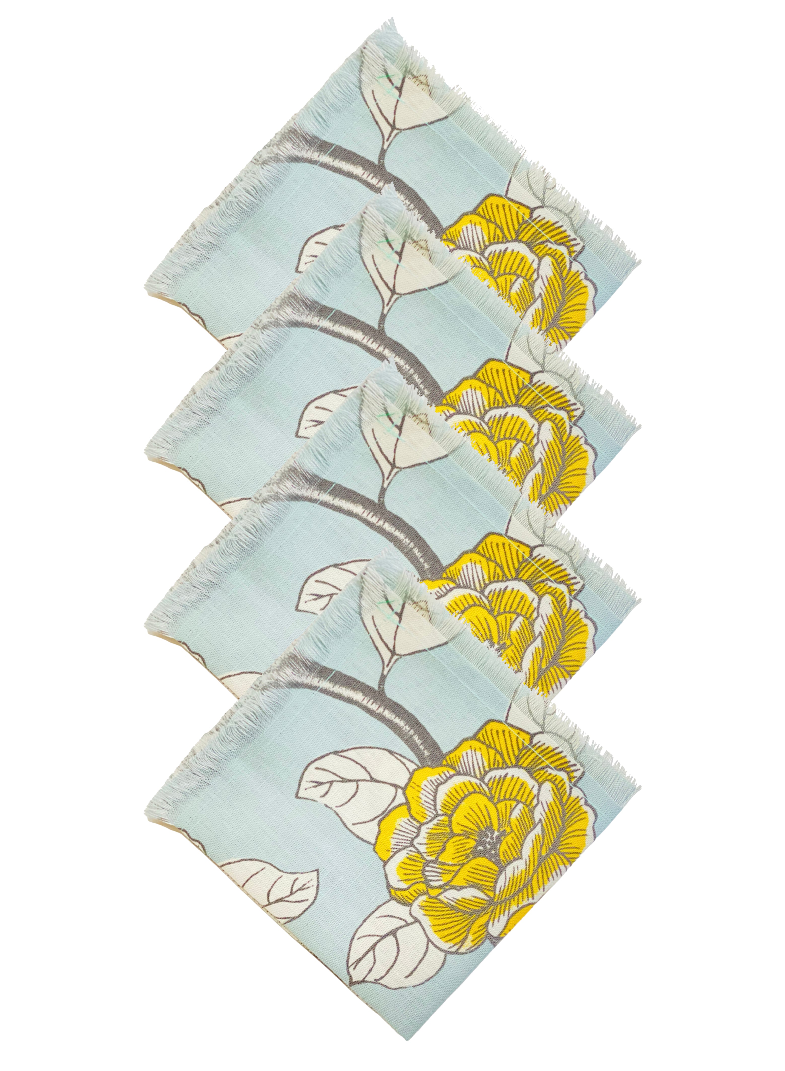 Set de 4 servilletas Botanical