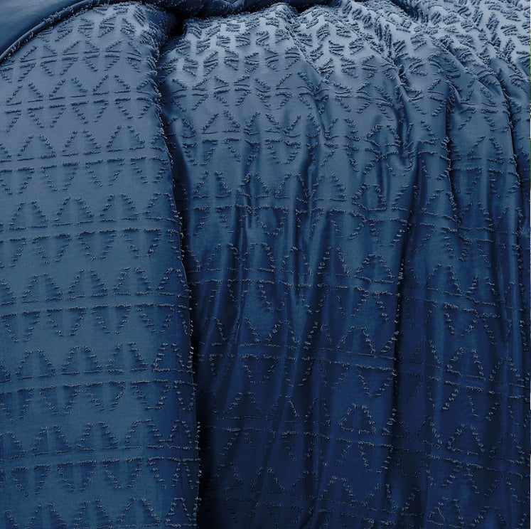CLIPPED JACQUARD BALI DUVET COVER SET / -50%