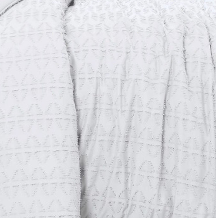 CLIPPED JACQUARD BALI DUVET COVER SET / -50%