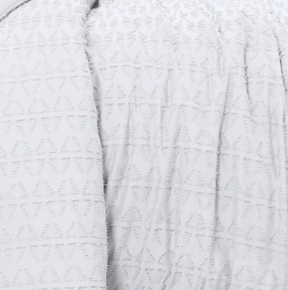 CLIPPED JACQUARD BALI DUVET COVER SET / -50%