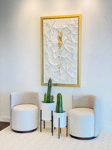 35X59, HAND PAINTED TEXTURED ACRYLIC