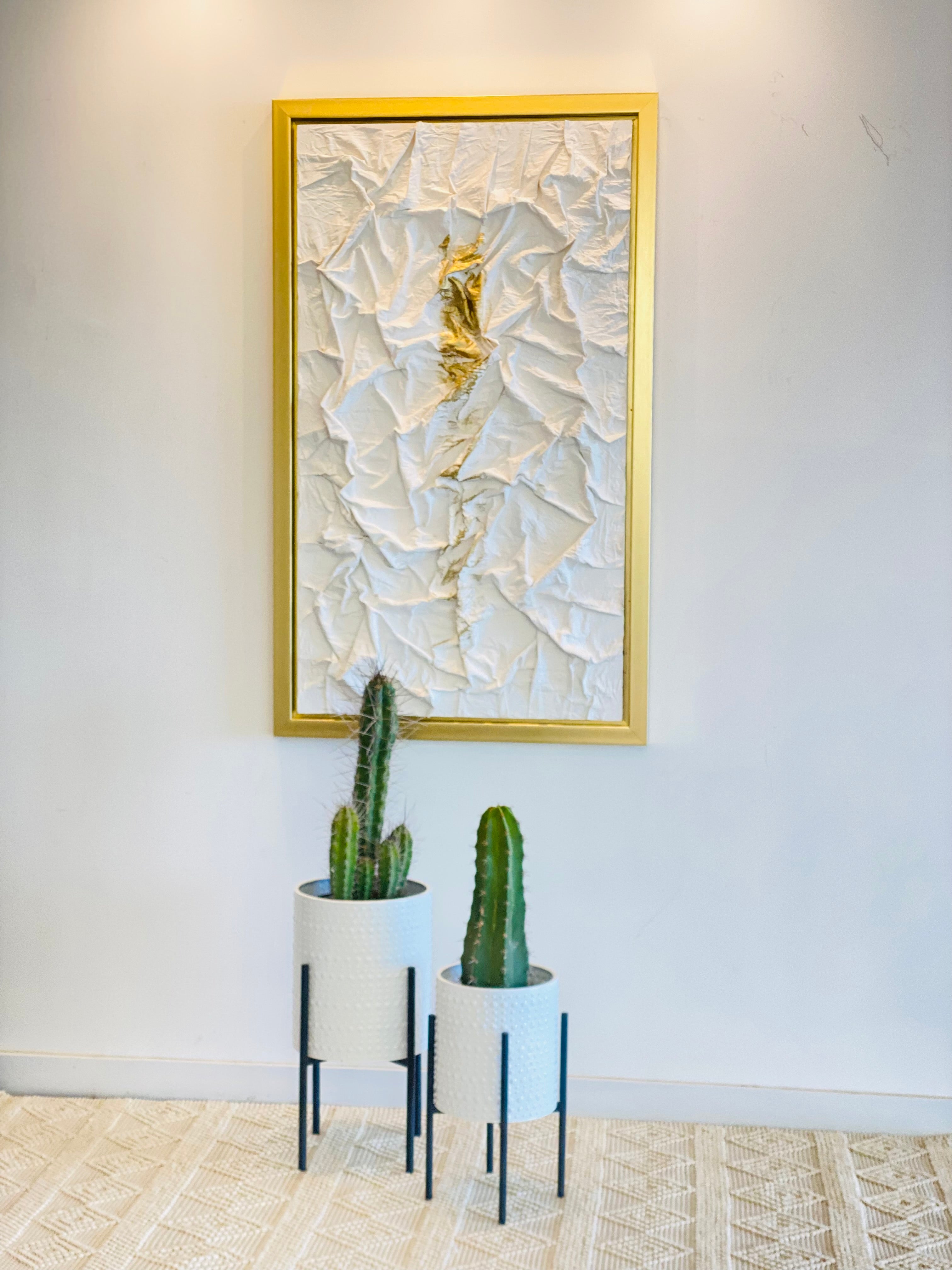 35X59, HAND PAINTED TEXTURED ACRYLIC