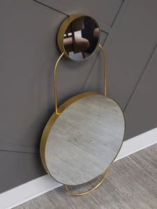 METAL 39'' H WALL MIRROR, GOLD, WB / -30%