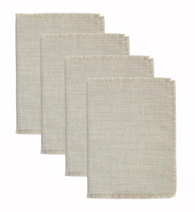 Set de 4 individuales de lino