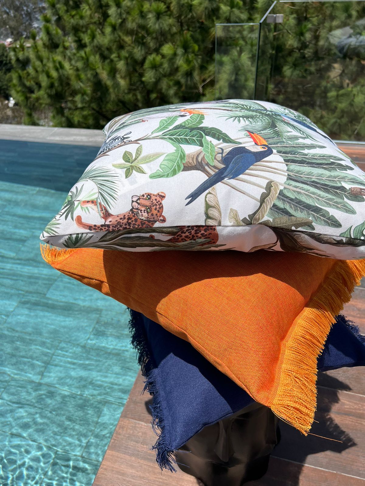 FRINGE SOLID PILLOW
