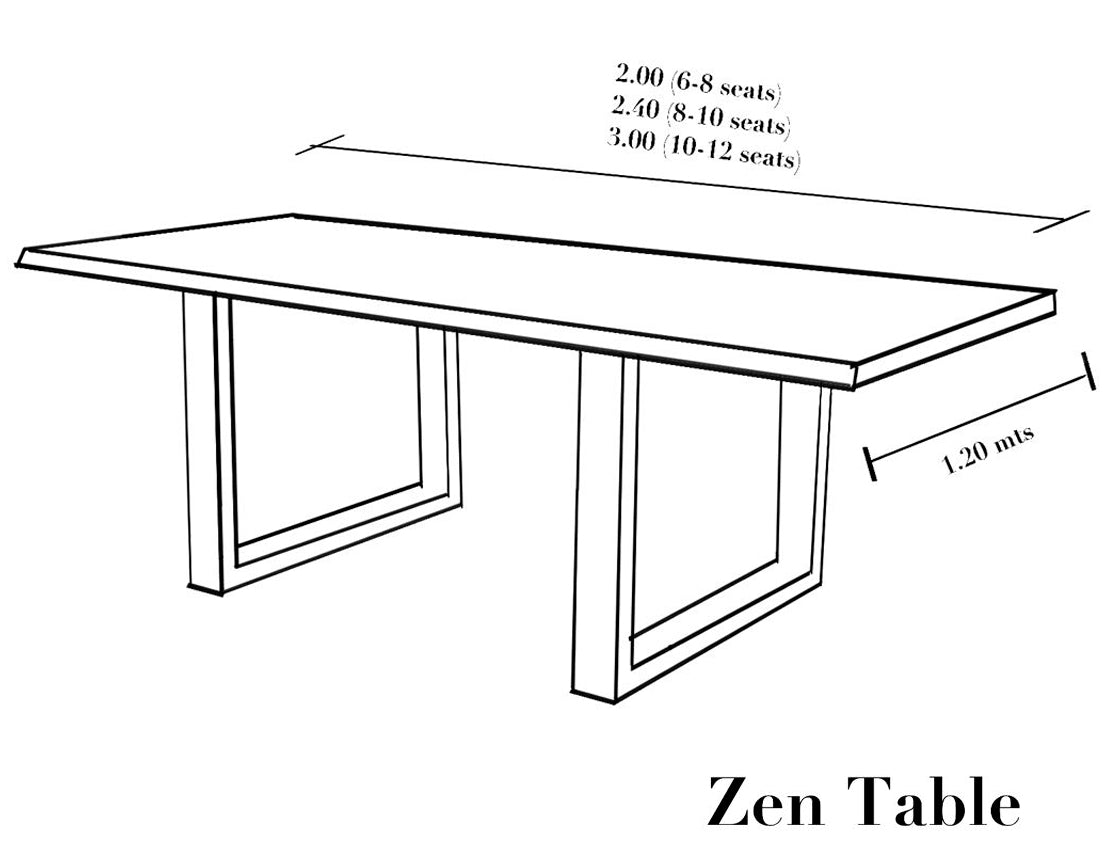 ZEN TABLE / -40% 2.40 Mts