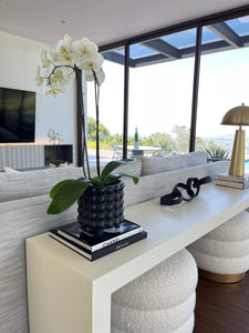 BUBBLE PLANTERS, MATTE BLACK