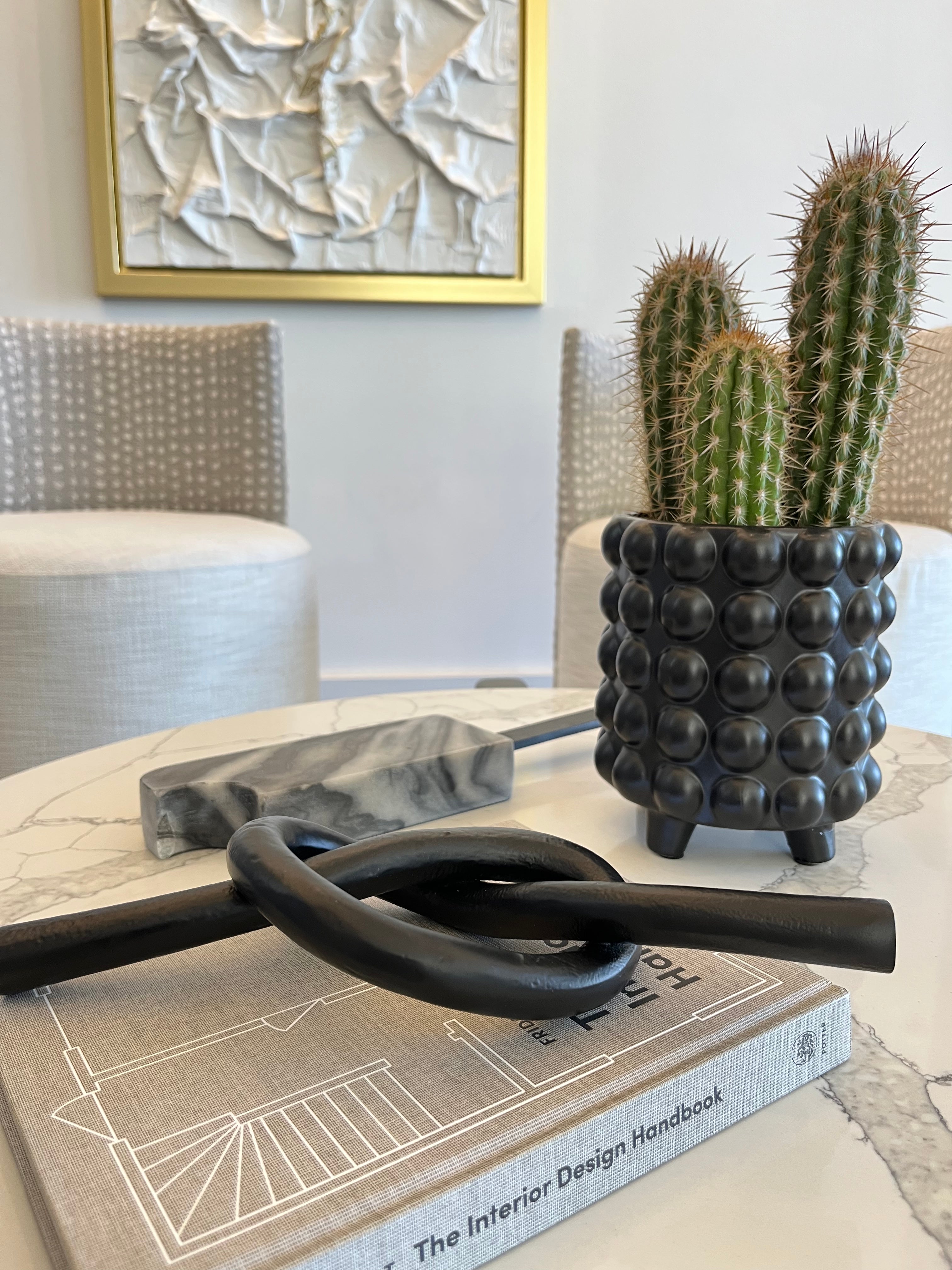 METAL,12", SINGLE KNOT DECO