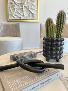 METAL,12", SINGLE KNOT DECO